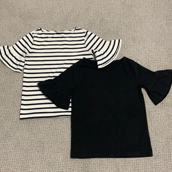 (Set of 2) J. Crew Short Bell Sleeve Shirts - Picture 2 of 7